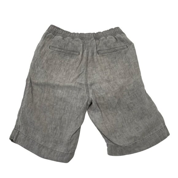 Our Legacy 100% Linen Pull-On Lightweight Breathable Shorts Gray Men size 46 - Picture 6 of 9